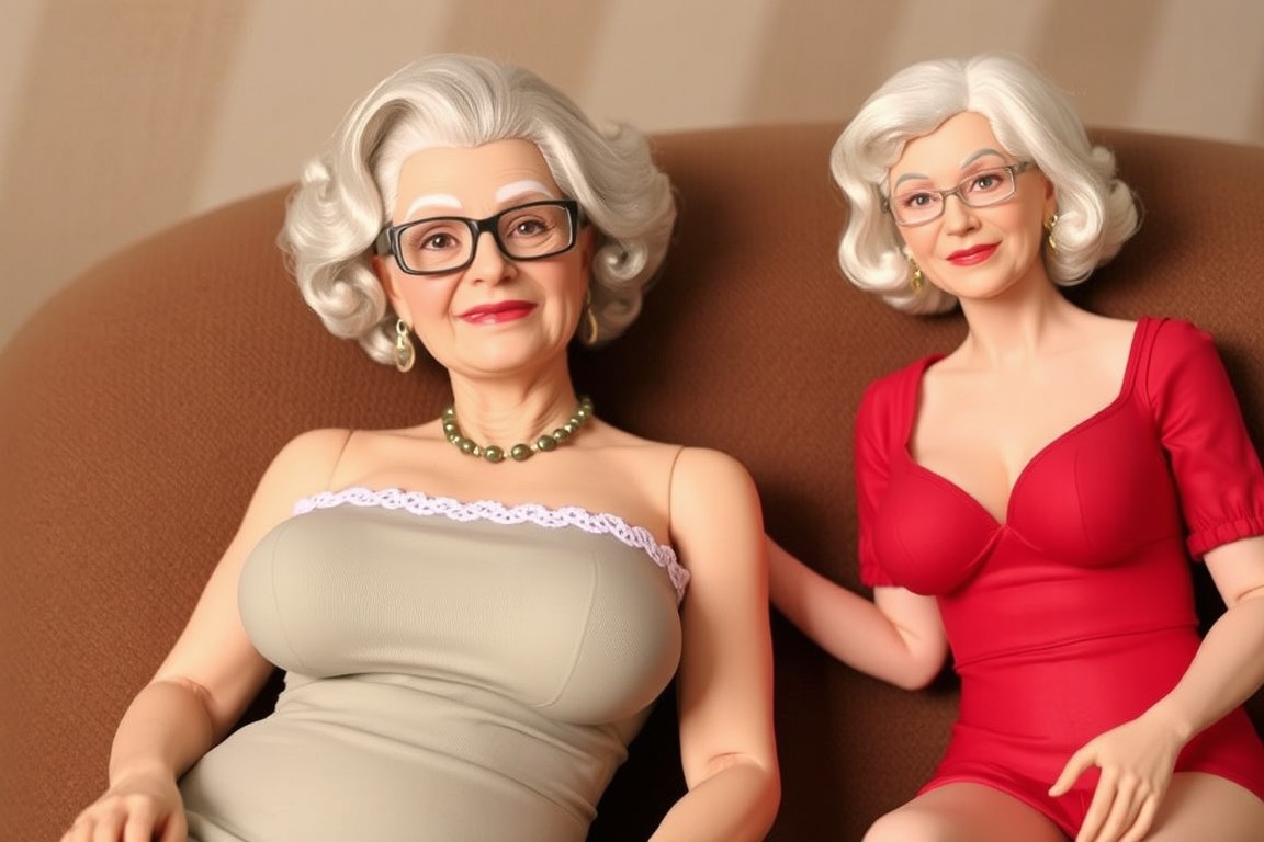 Granny SexDoll Silicone